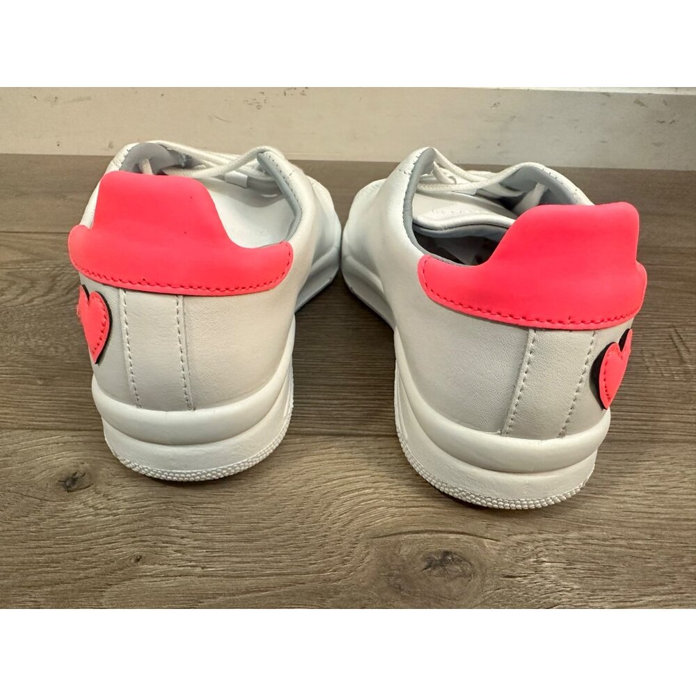 Chiara Ferragni Pink hearts shoes  sneakers Size 36 Italy US 6 / 6.5 - Picture 8 of 14